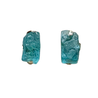 Apatite Rough Post Earrings