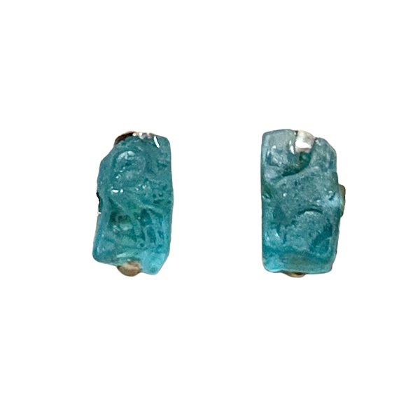 Apatite Rough Post Earrings