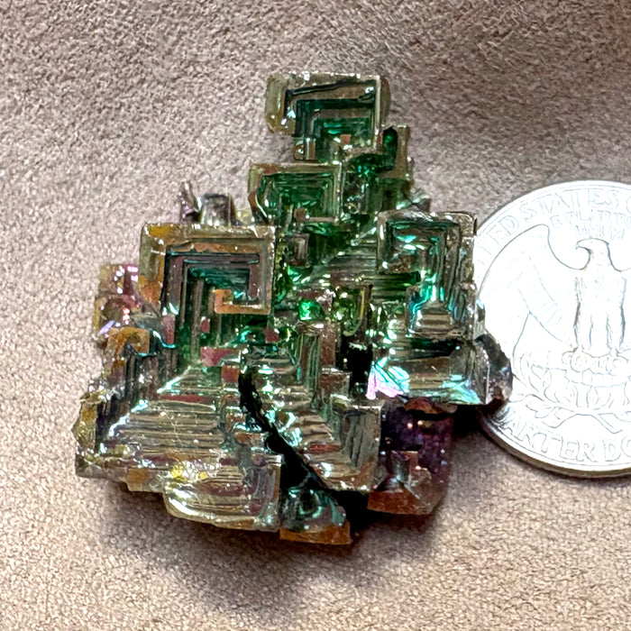 Bismuth Lab-grown Hopper Crystal (Germany)