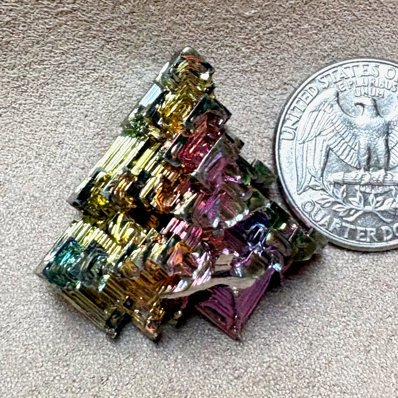 Bismuth Lab-grown Hopper Crystal (Germany)