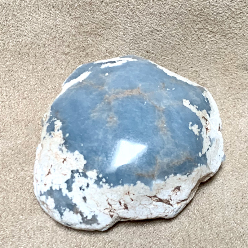 Angelite Window Angelite Polished