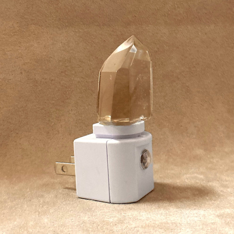 Night Light with Smoky Quartz Crystal