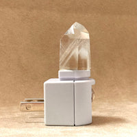 Night Light, White Phantom Quartz Crystal