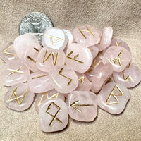 Rose Quartz Rune Set