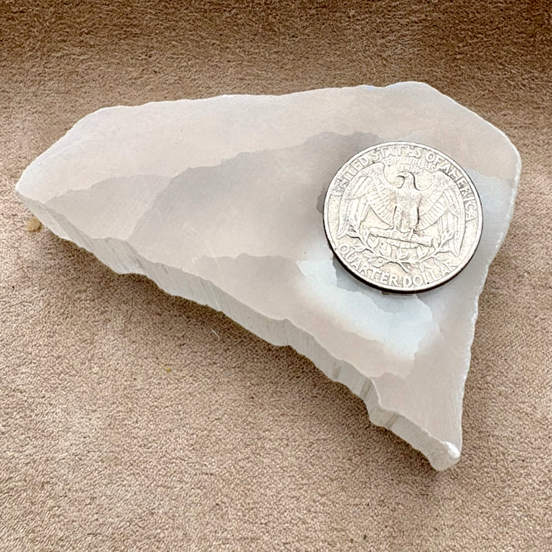Selenite Freeform Charging Plate
