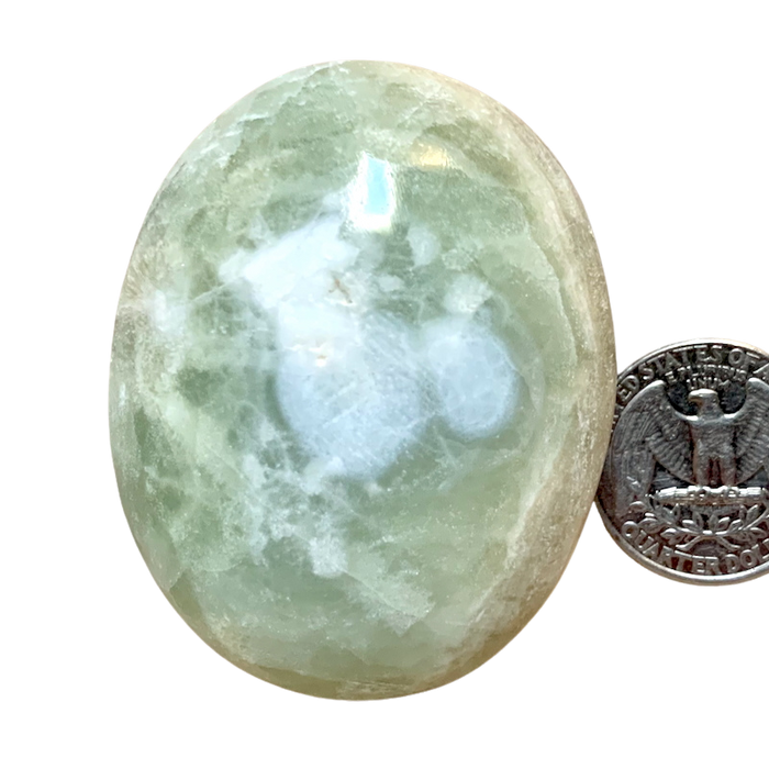 Calcite (Green) "Happy" Stone