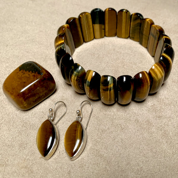 Tigereye Jewelry Gift Set