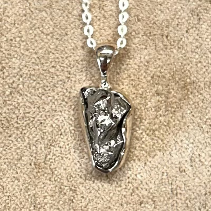 Meteorite  Pendant and Chain