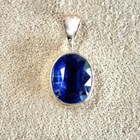 Kyanite in Sterling Silver Pendant