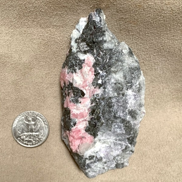 Rhodochrosite with Sphalerite (Colorado)