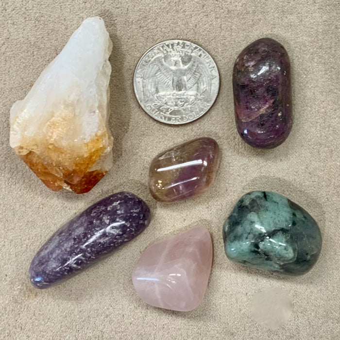 Joyful Heart Crystal Set (6 Minerals)