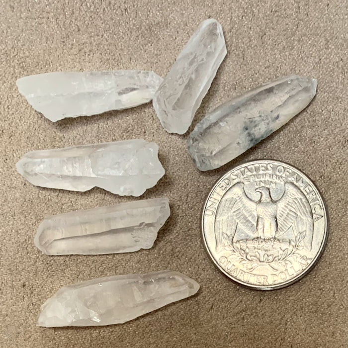 Quartz Crystals Set of 6