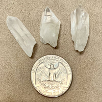 Quartz Crystals Set of 3