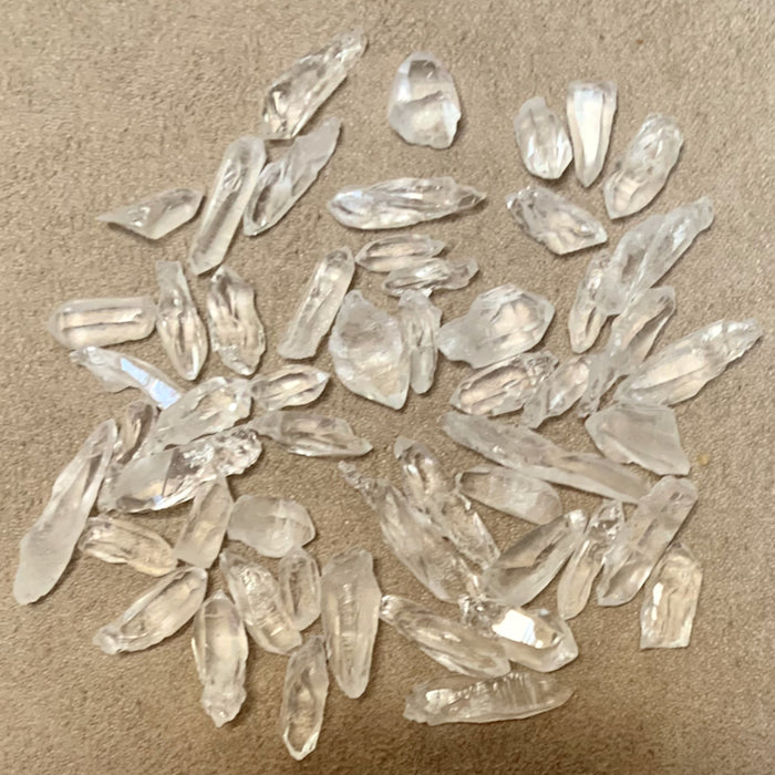 Quartz Crystals Mixed Size (23 grams)
