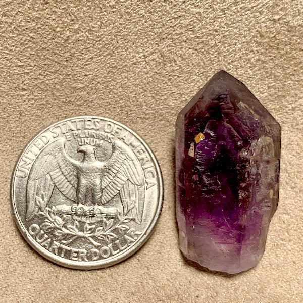 Amethyst & Smoky Quartz Crystal (Namibia)
