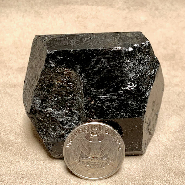 Black Tourmaline (Schorl) Double-Terminated Crystal
