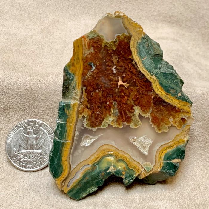 Orpheus Agate Polished Geode (Bulgaria)