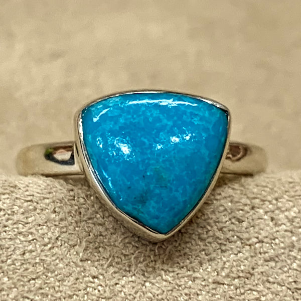 Turquoise and Sterling Silver Ring (size 6)