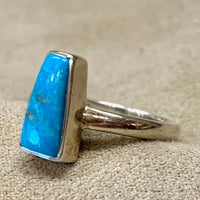 Turquoise and Sterling Silver Ring (size 7)