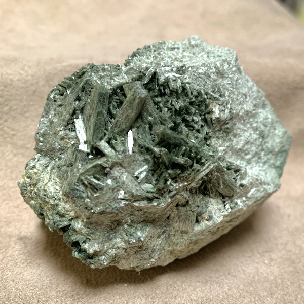 "Uralite" Actinolite after Diopside (Colorado)
