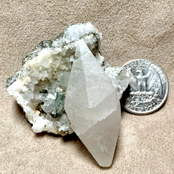 Calcite with Pyrite (Mexico)