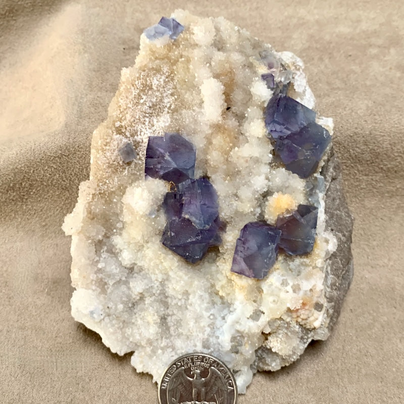 Fluorite and Quartz (Socorro County, New Mexico)