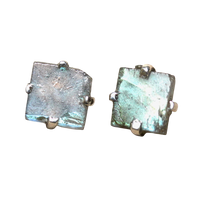 Labradorite Rough Post Earrings