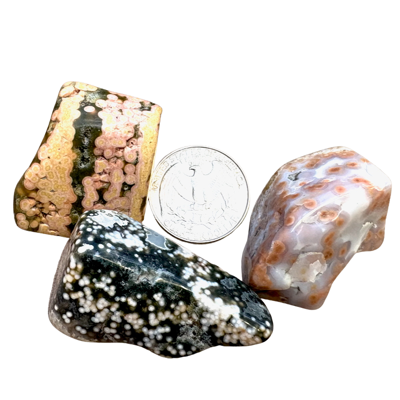 Jasper, Ocean, Polished Pebble (Madagascar)