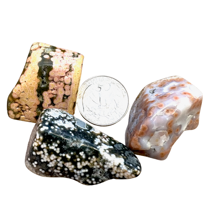 Jasper, Ocean, Polished Pebble (Madagascar)