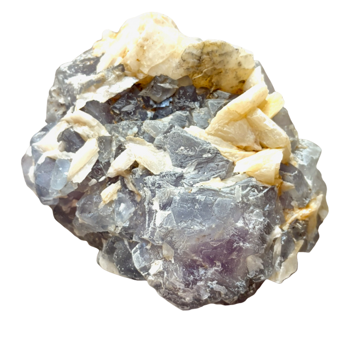 Fluorite and Quartz (Fish Stick deposit, Blanchard Mine, Socorro Co., New Mexico)