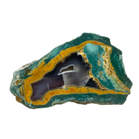 Geode, Orpheus Agate, Polished Half (Bulgaria)