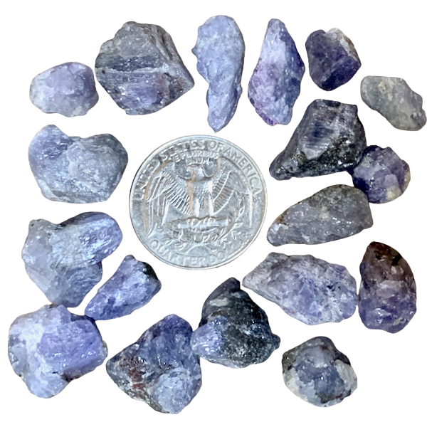 Tanzanite Rough Crystals