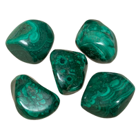 Malachite Polished Pebble (Democratic Republic of Congo)