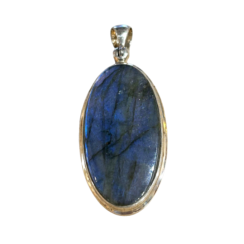 Labradorite in Sterling Silver Pendant