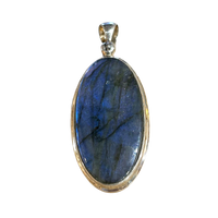 Labradorite in Sterling Silver Pendant