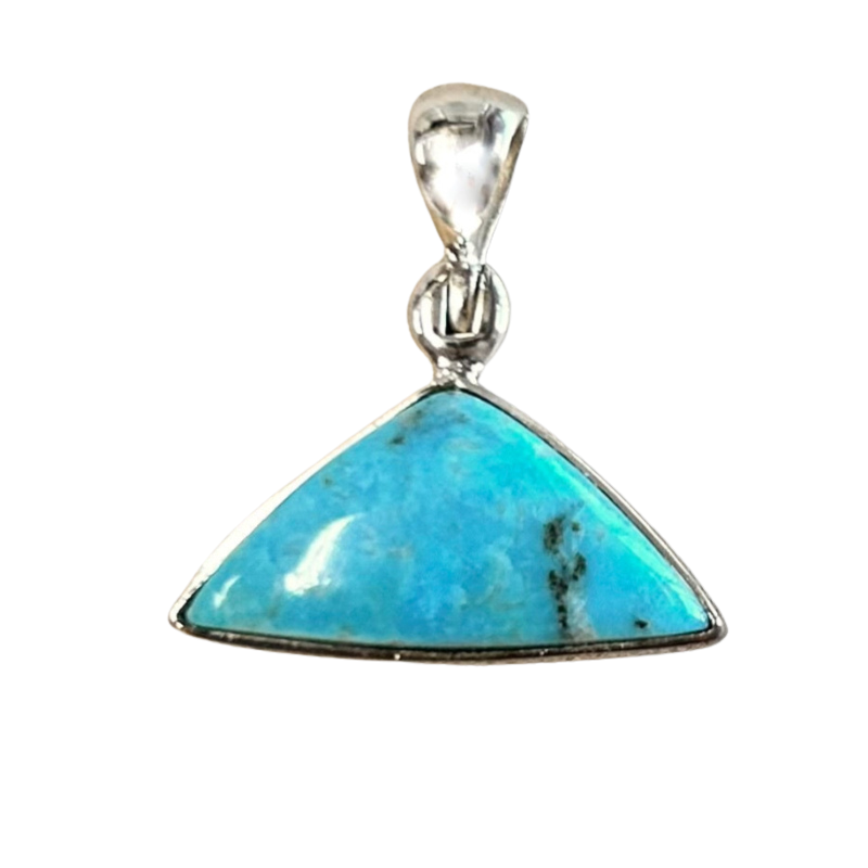 Turquoise and Sterling Silver Pendant