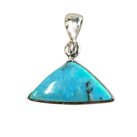 Turquoise and Sterling Silver Pendant