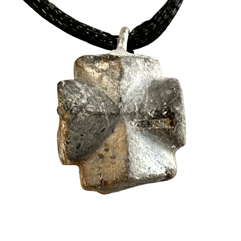 Staurolite Crystal (Taos Co., New Mexico) Pendant and Cord