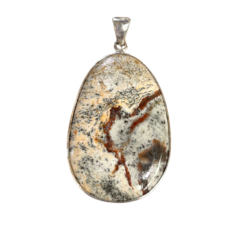 Coprolite in Sterling Silver Pendant
