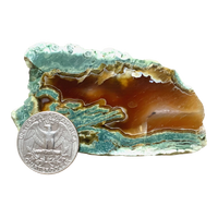 Geode, Orpheus Agate, Polished Slice (Bulgaria)