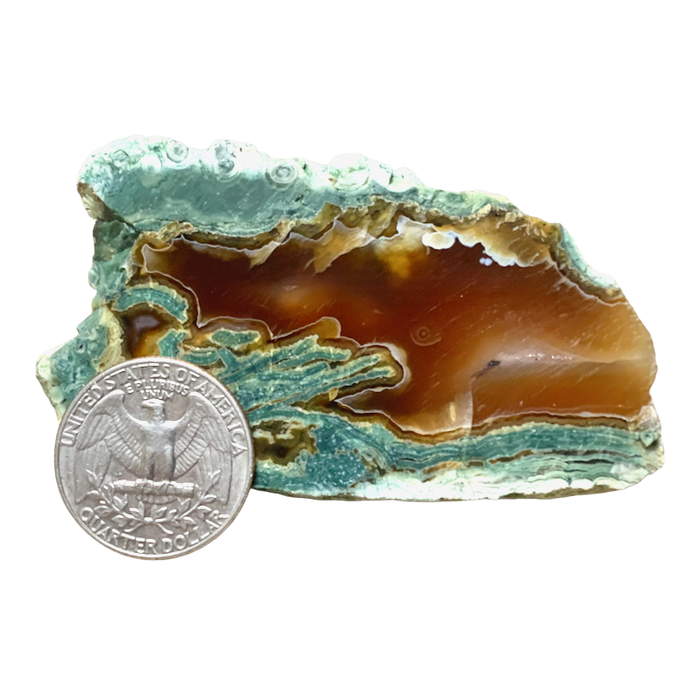 Geode, Orpheus Agate, Polished Slice (Bulgaria)