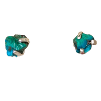 Chrysocolla Rough Post Earrings