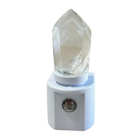 Night Light, White Phantom Quartz Crystal