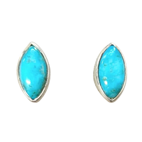 Turquoise "Eye" Post Earrings