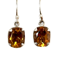 Zandrite Faceted Dangle Earrings