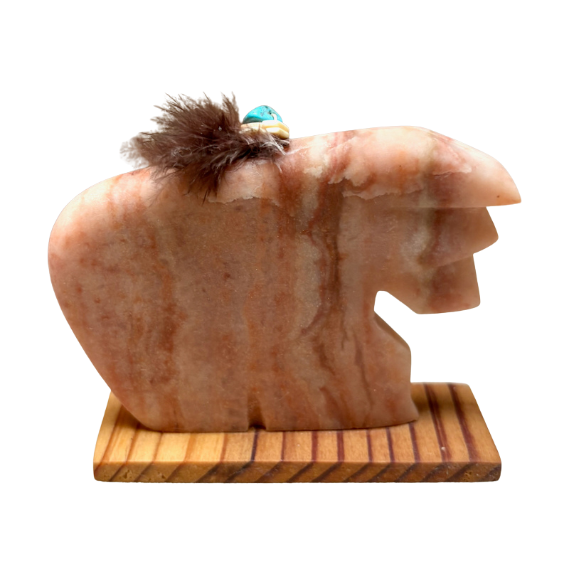 Justin Gomez Bear Carving (Taos, New Mexico)