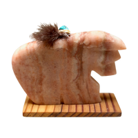 Justin Gomez Bear Carving (Taos, New Mexico)
