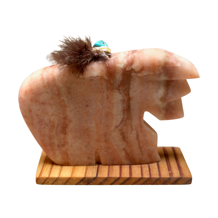 Justin Gomez Bear Carving (Taos, New Mexico)