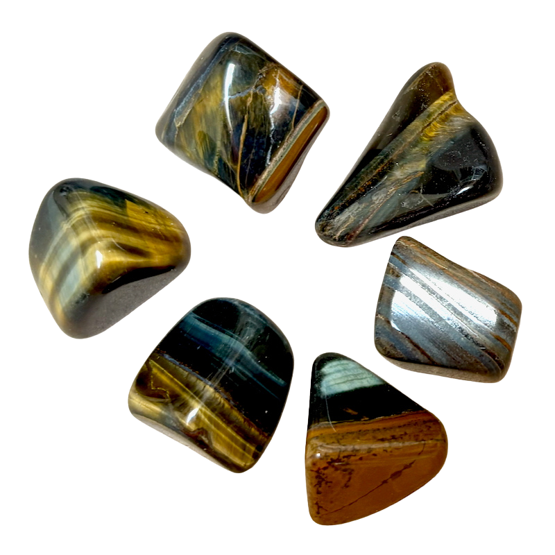 Tiger Eye (Blue) Polished Pebble