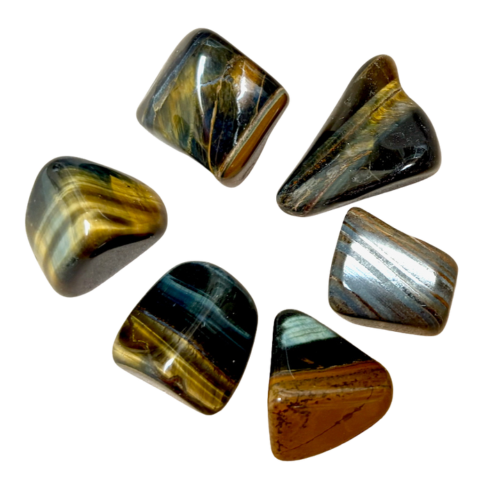 Tiger Eye (Blue) Polished Pebble
